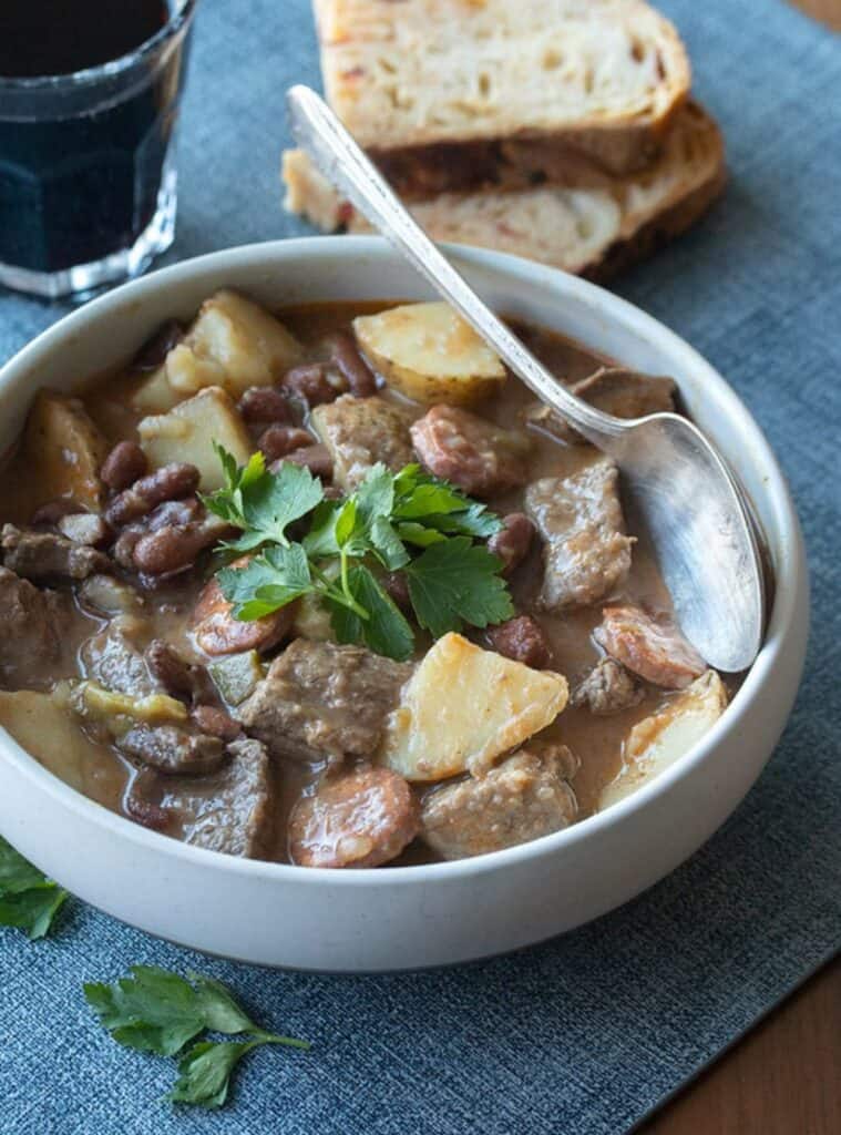 19 portuguese easter recipes portuguese beef stew with chourico and kidney beans