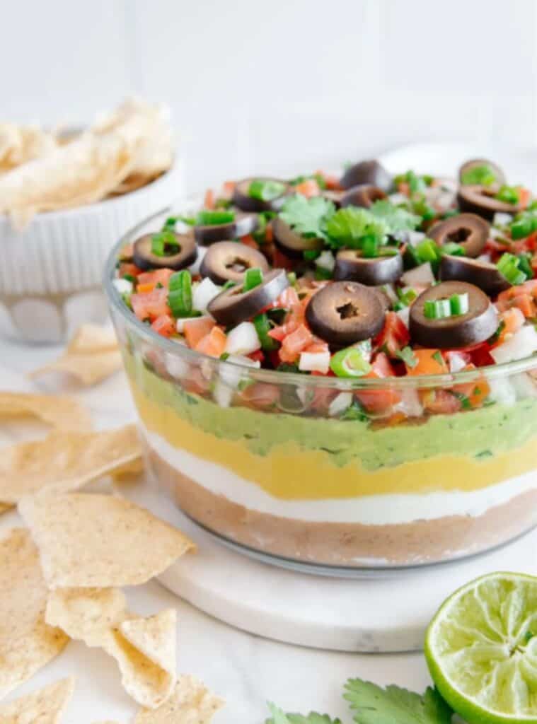 20 vegetarian mexican recipes vegan 7 layer dip