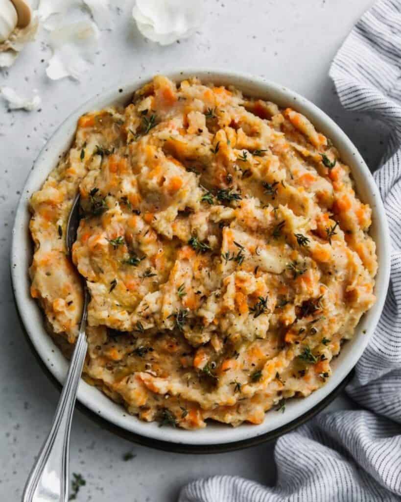 25 Irish Easter Recipes Wholesome Mashed Potatoes With Carrot Parsnip 1