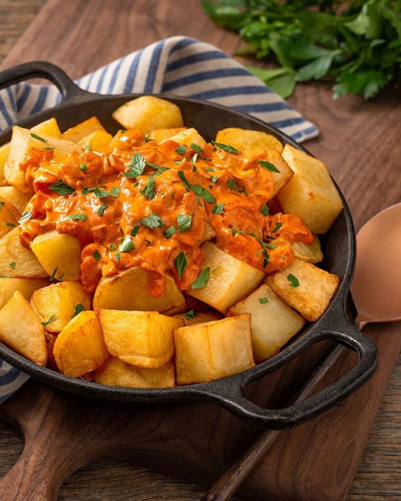 25 spanish easter recipes patatas bravas