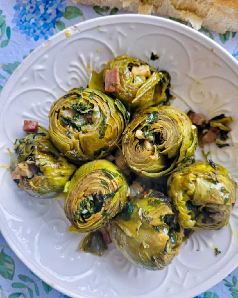 28 italian easter recipes carciofi alla romana