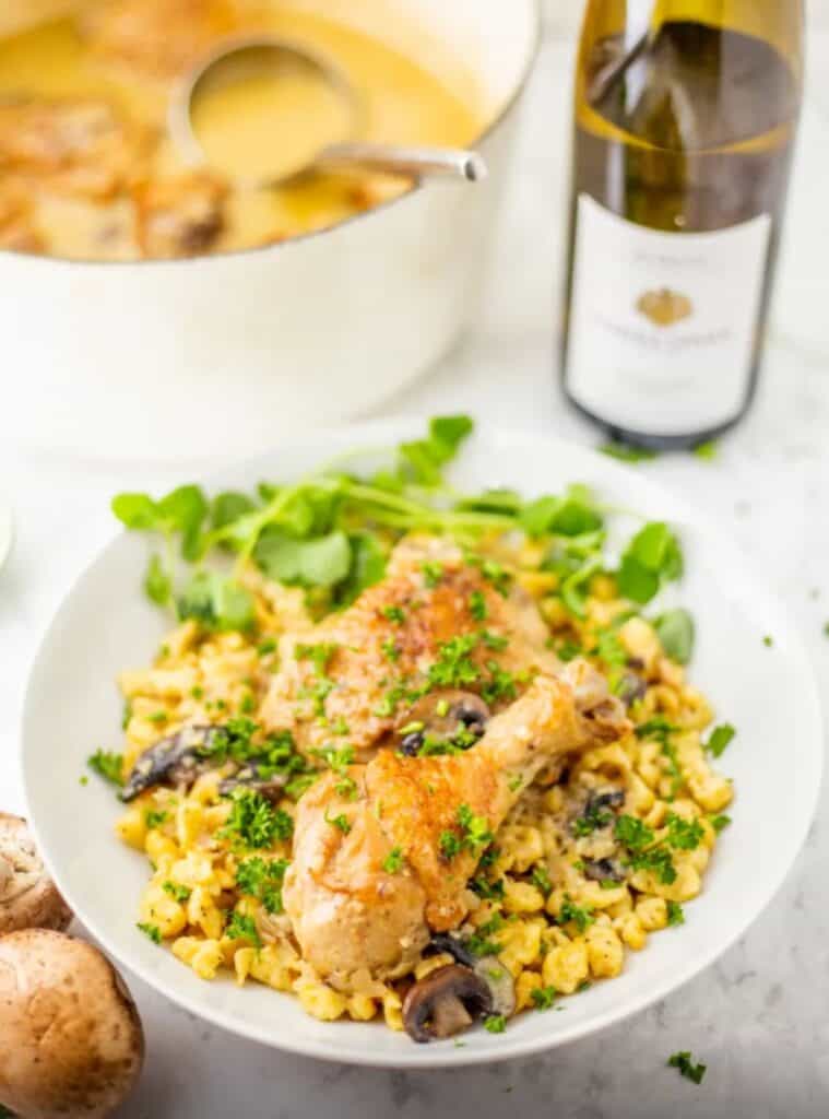 6 german easter recipes coq au riesling