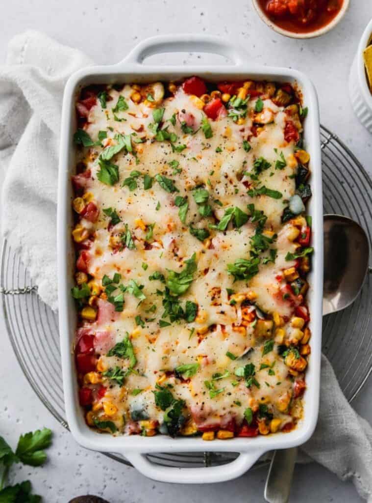 9 vegetarian mexican recipes vegetarian fajita rice casserole
