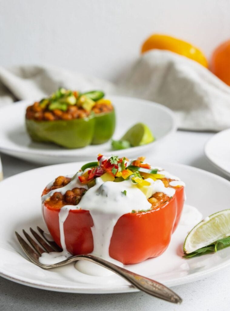 11 Vegan Italian Recipes Vegan Stuffed Peppers