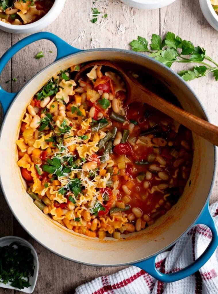 6 Vegan Italian Recipes Pasta e Fagioli Italian Pasta and Bean Soup