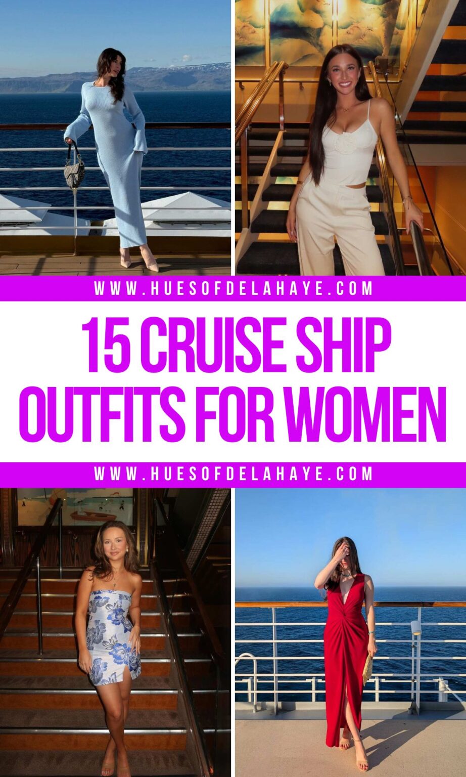 15 Cruise Ship Outfits For Women That Are Giving Luxury Vibes