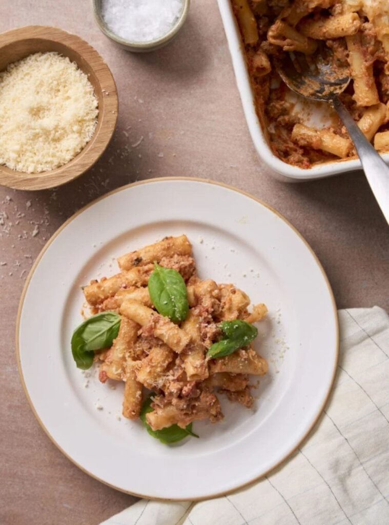 baked ziti with ricotta