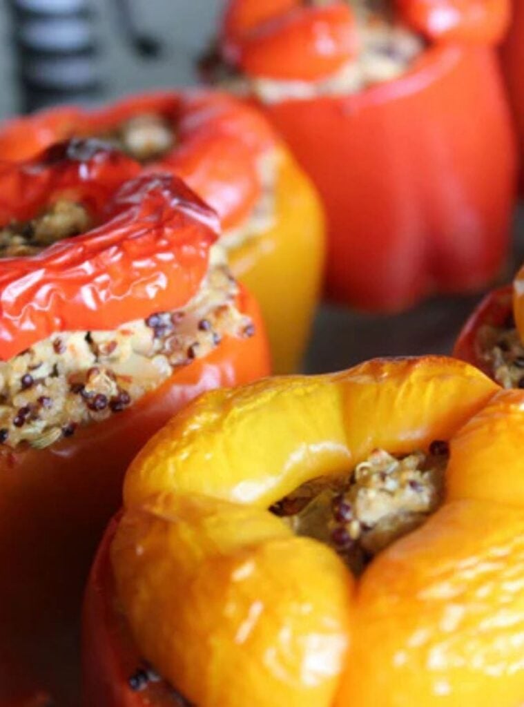cottage cheese stuffed bell peppers
