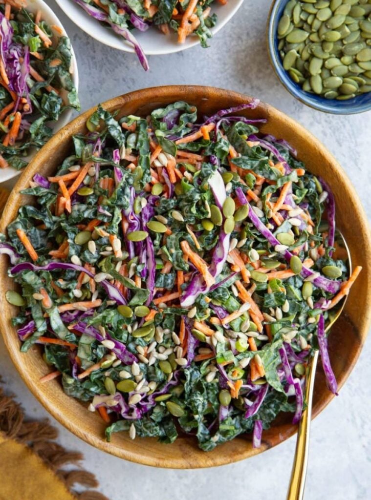 crunchy kale slaw