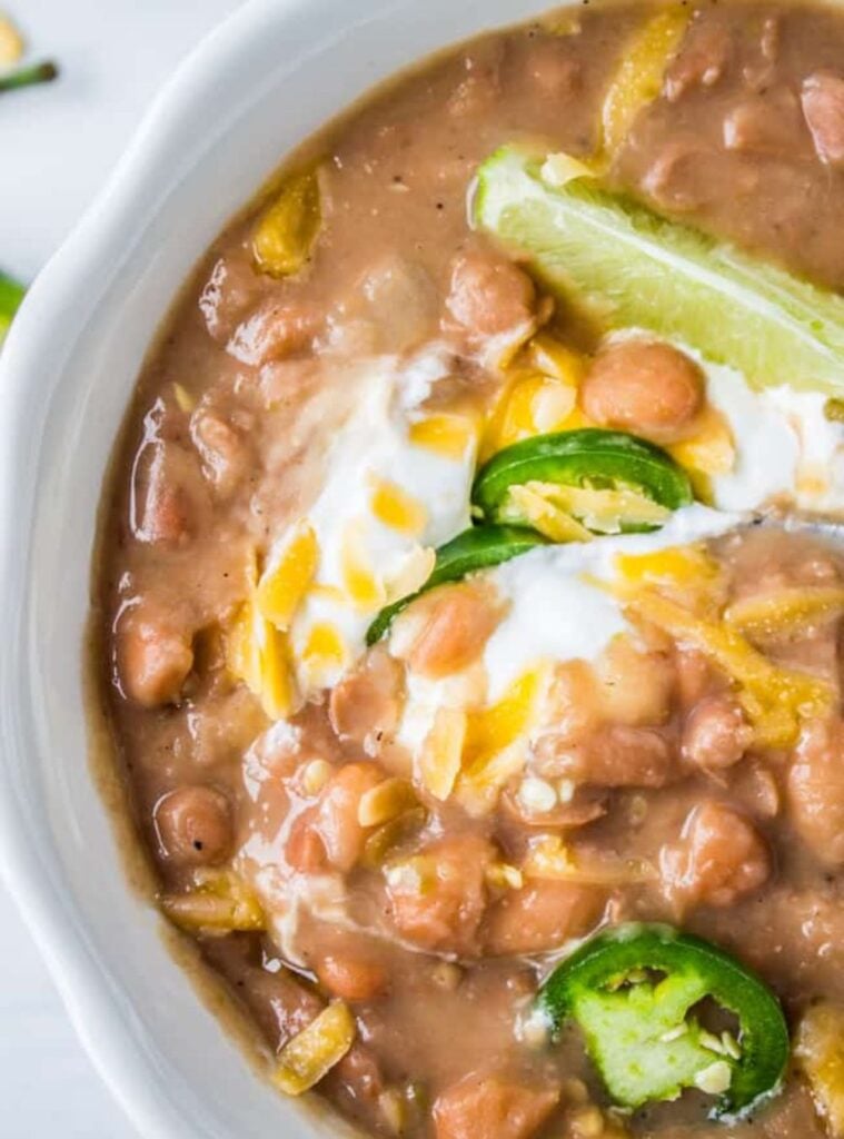 slow cooker tejano pinto beans