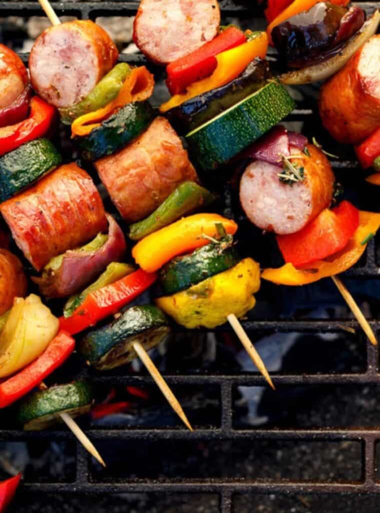 summer sausage skewers recipe
