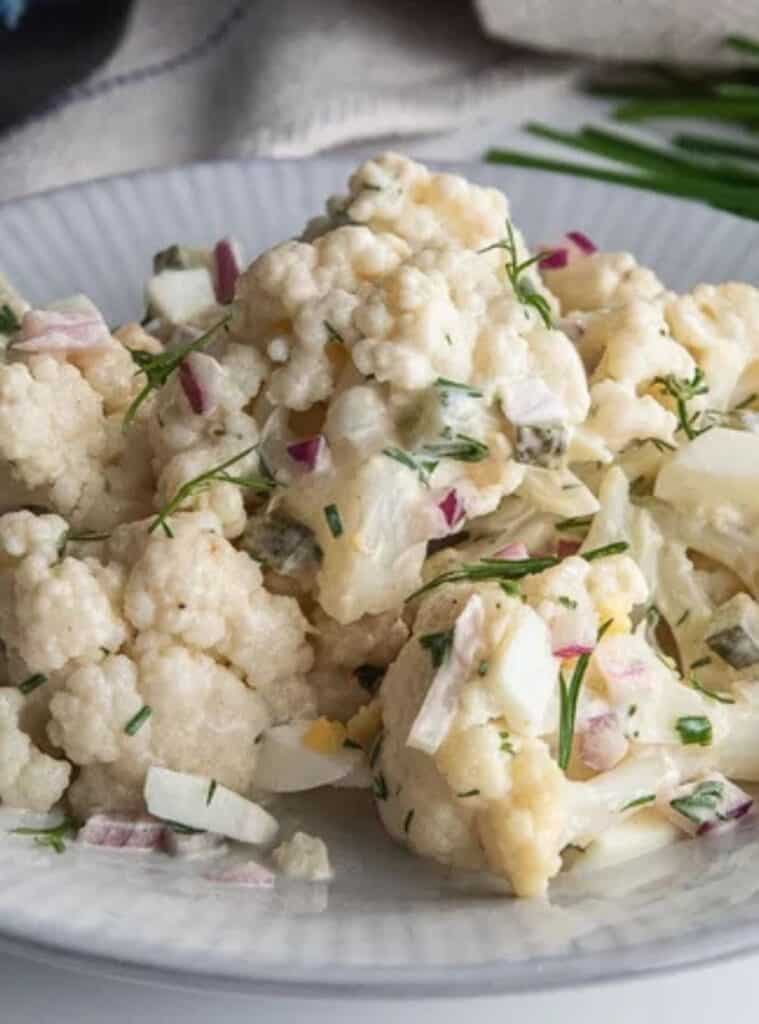 cauliflower potato salad recipe