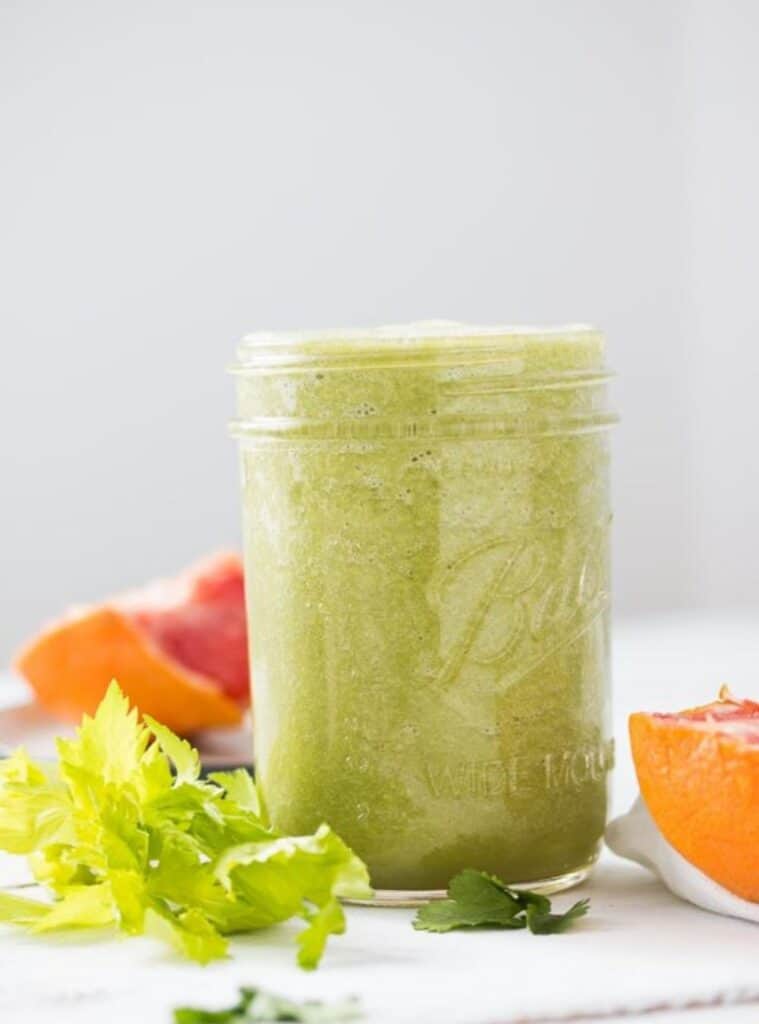green grapefruit smoothie