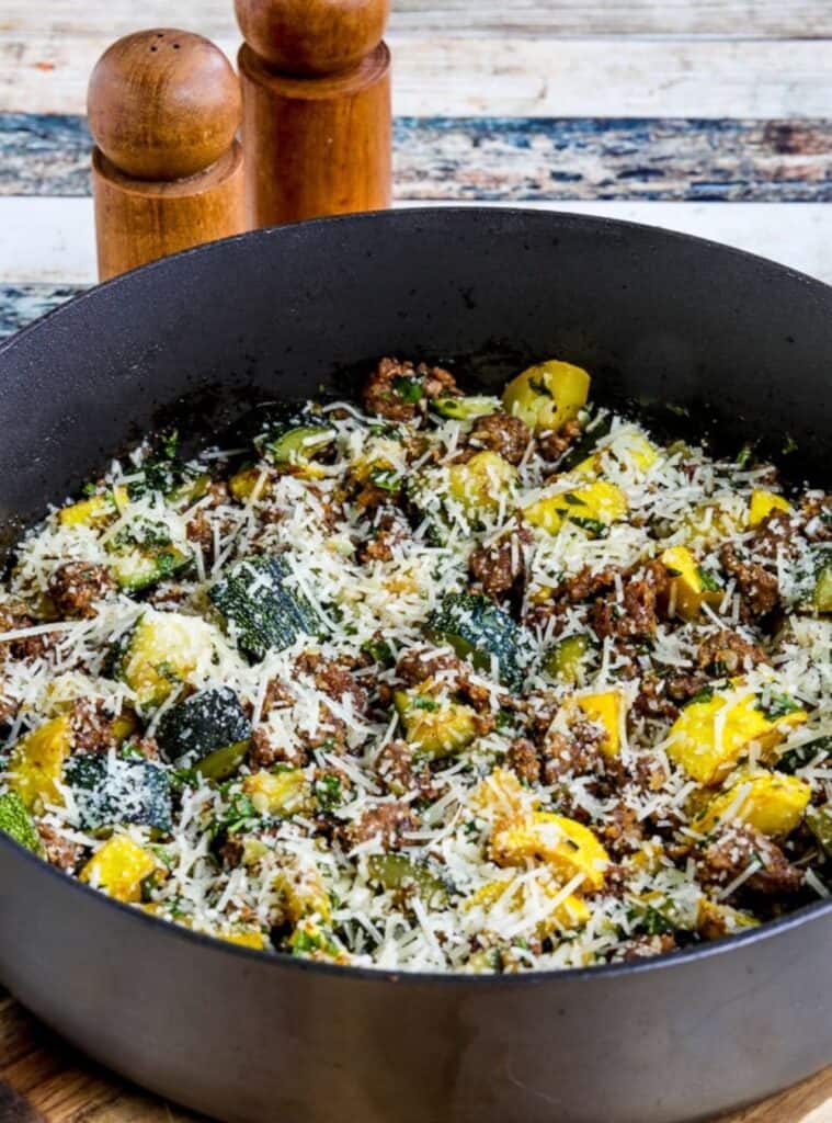 italian sausage and zucchini skillet meal