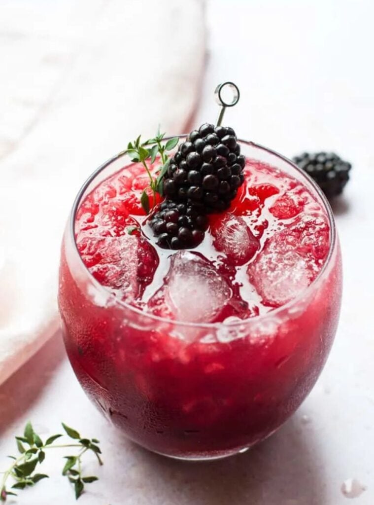 blackberry bourbon smash 