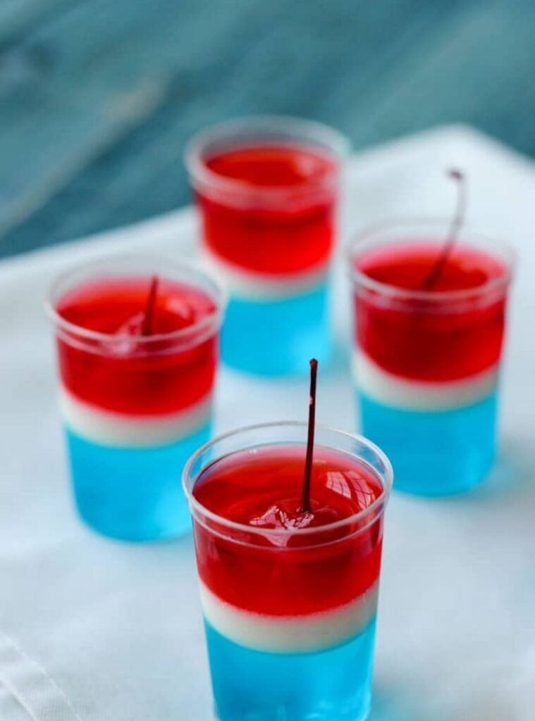 firecacker jello cups