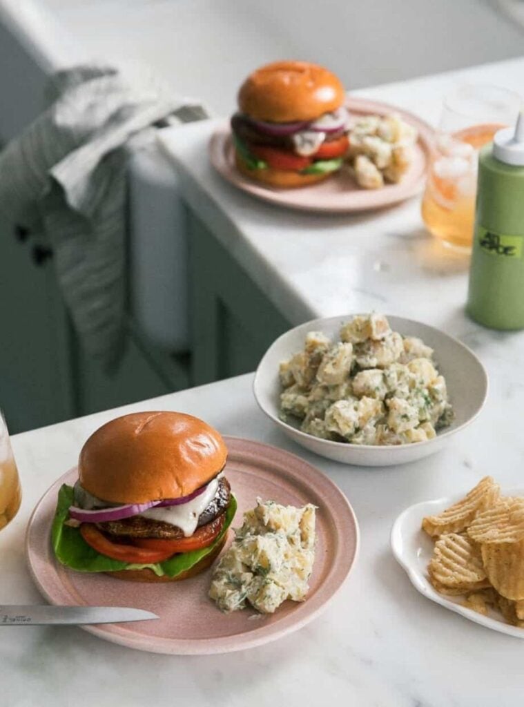 grilled portobello mushroom burgers