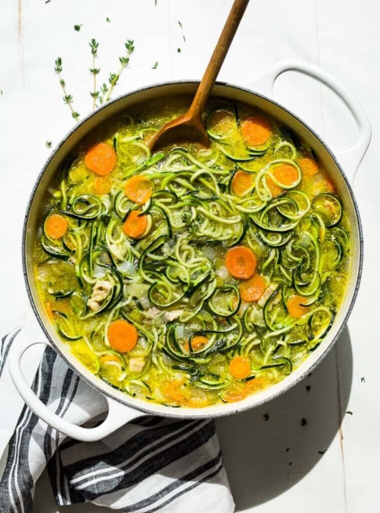 chicken zucchini soup
