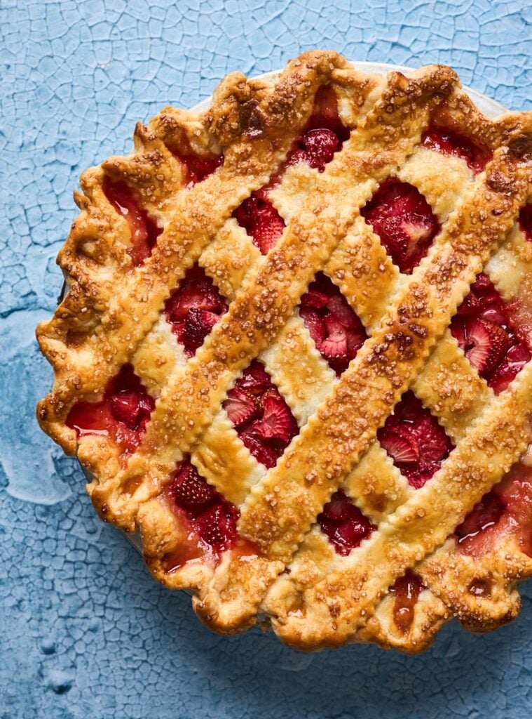 strawberry rhubarb pie
