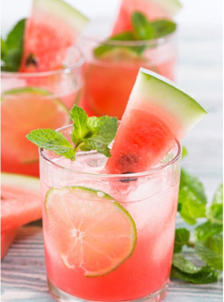 watermelon mint cocktail