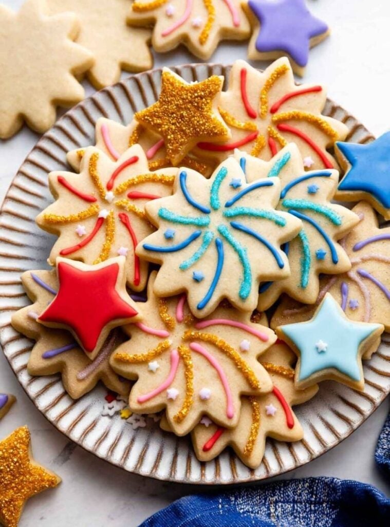fireworks celebration cookies