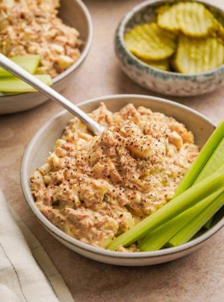 tuna and egg salad