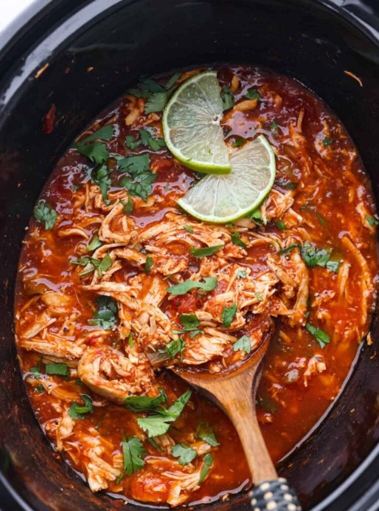 crockpot salsa chicken