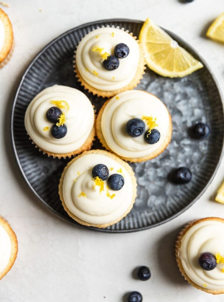 lemon blueberry cupcakes
