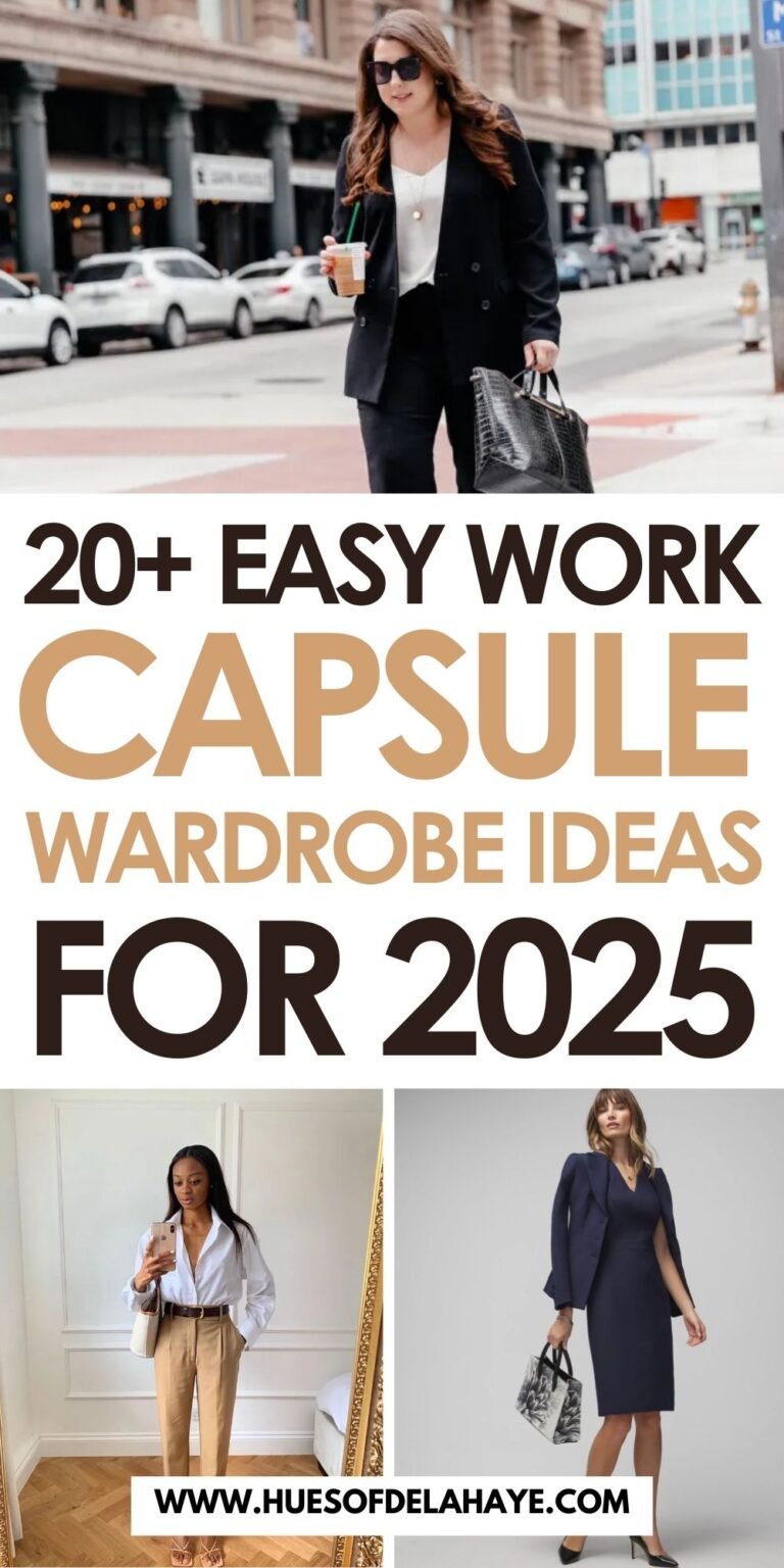 work capsule wardrobe ideas