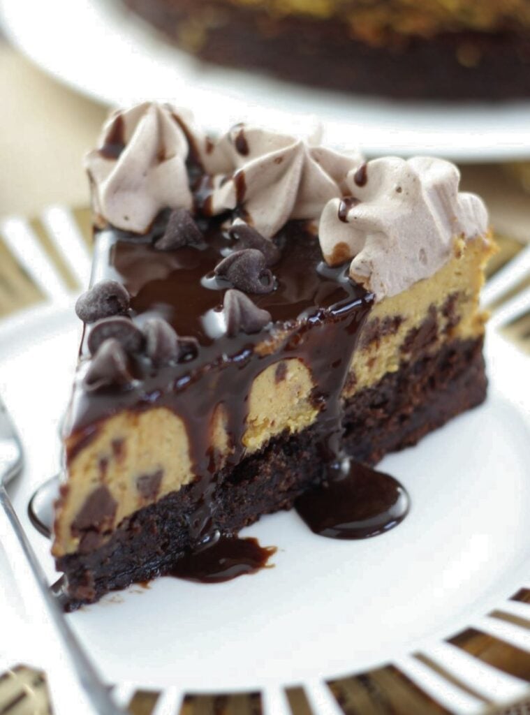 rich fall cheesecake recipes with chocolate and pumpkin swirl