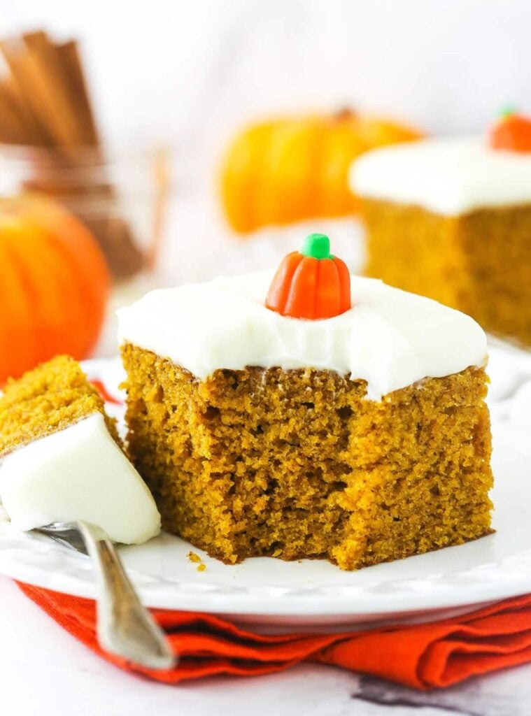 layered cake with frosting, a classic choice for fall treats