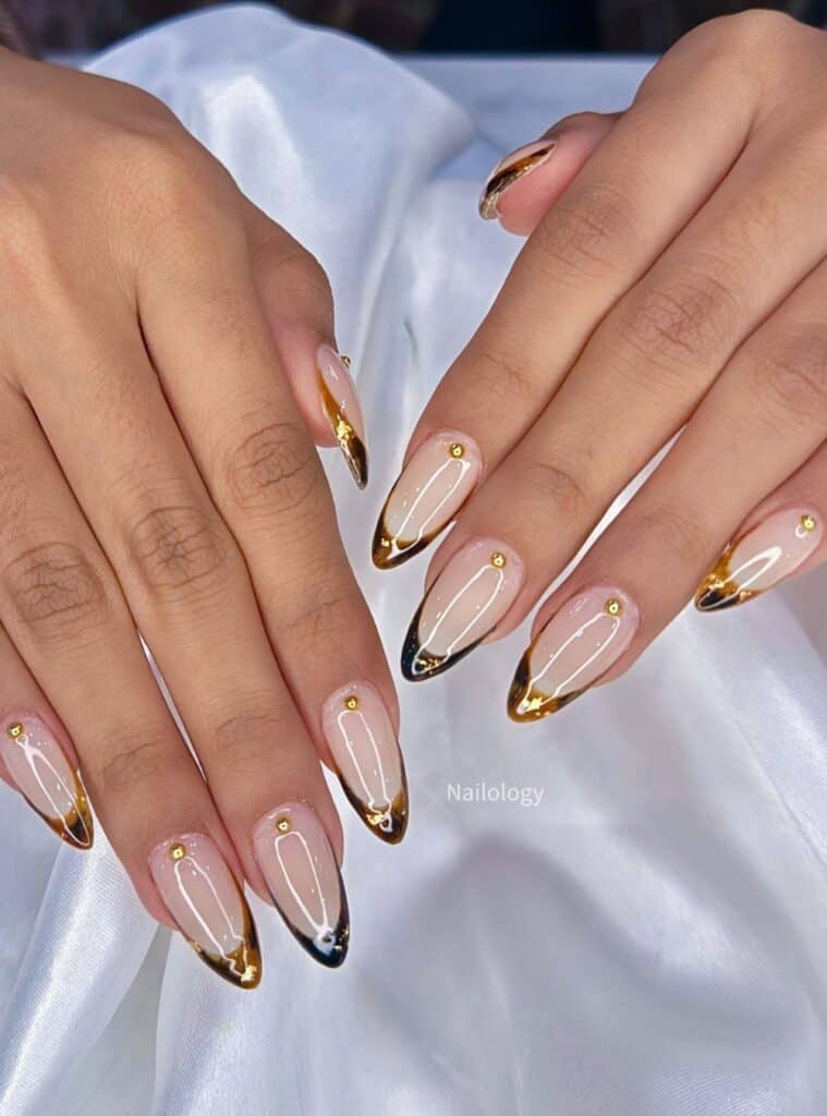 Fall French Nails 11