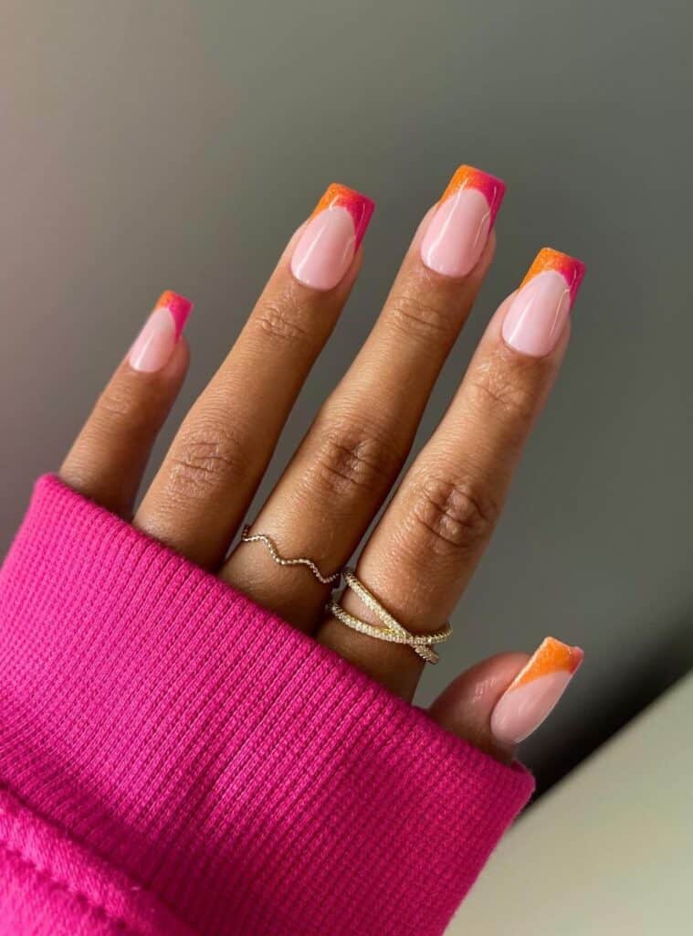 Fall French Nails 18
