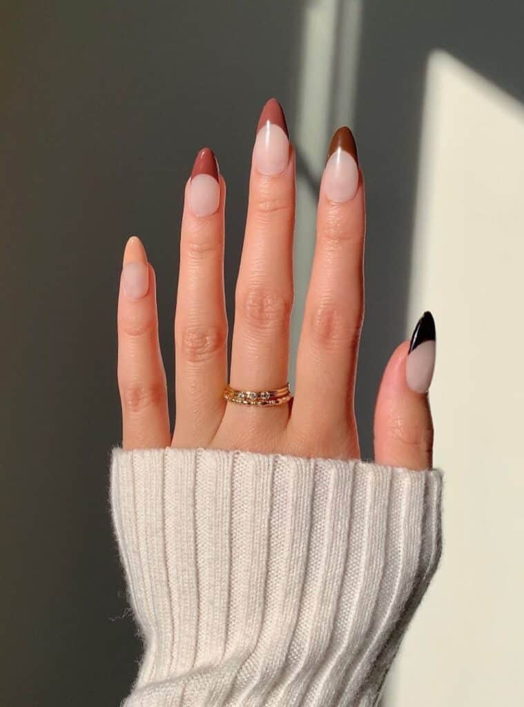 Fall French Nails 6