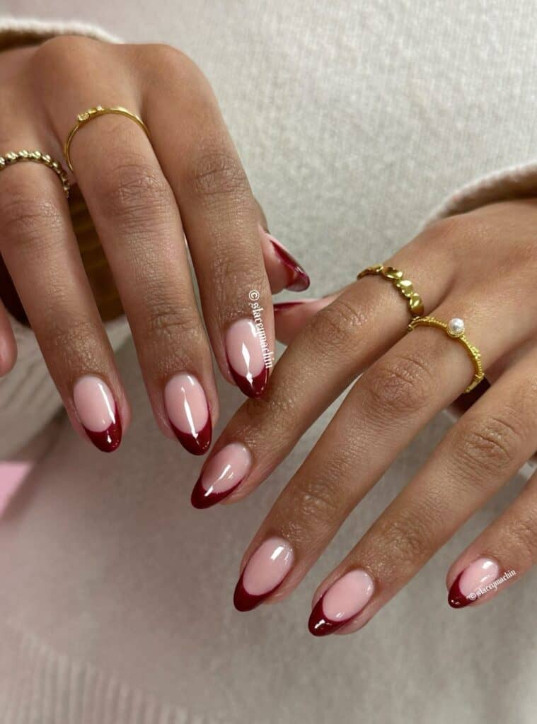 Fall French Nails 7