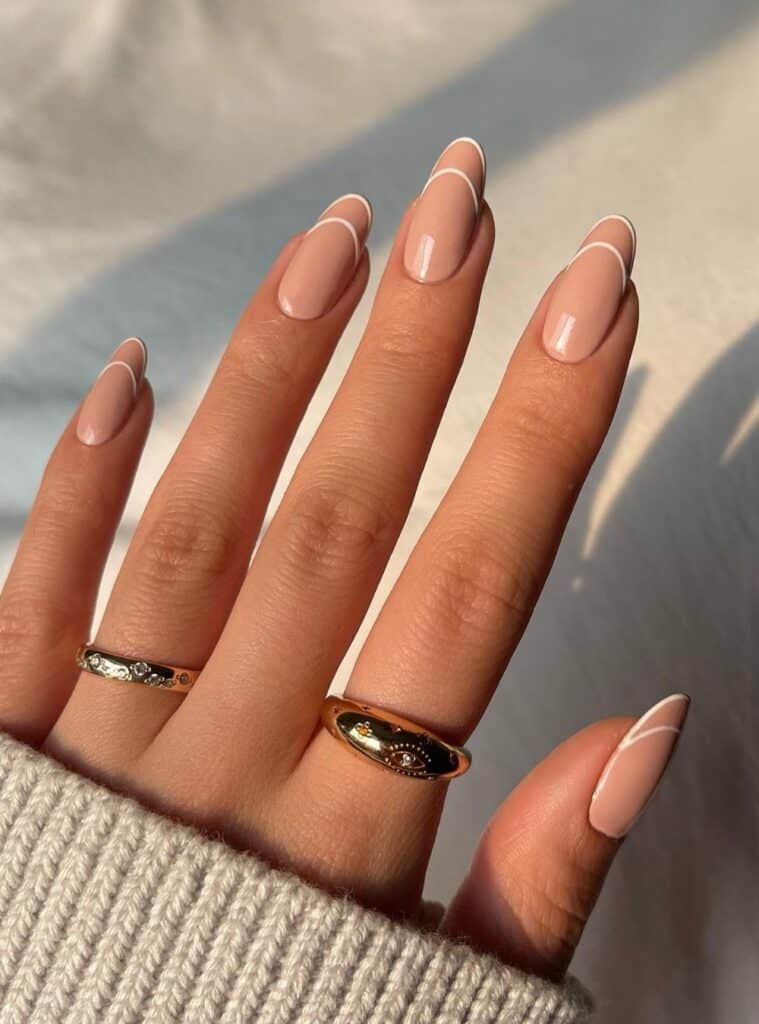Fall French Nails 9