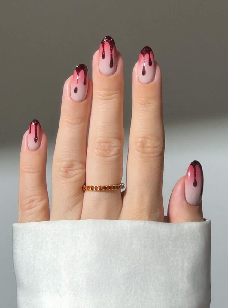 Fall Ombre Nails 1