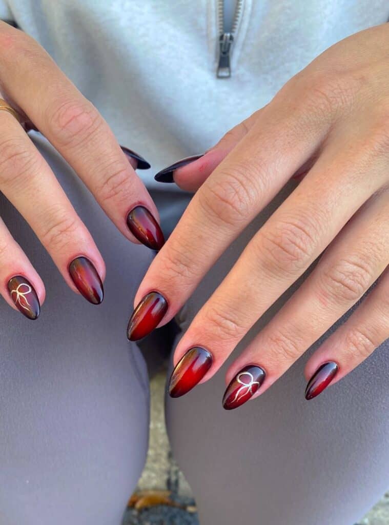 Fall Ombre Nails 10
