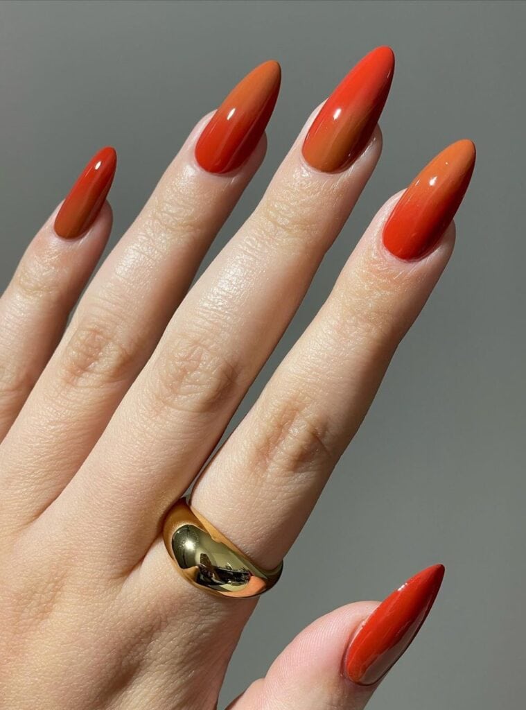 Fall Ombre Nails 12
