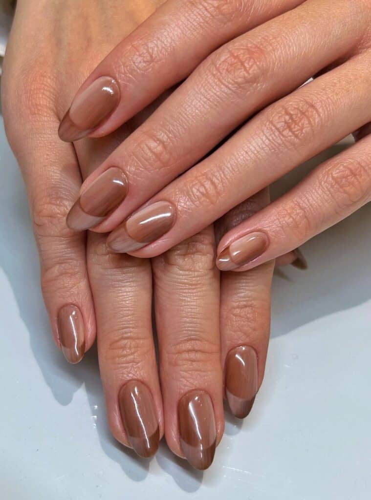 Fall Ombre Nails 4 1