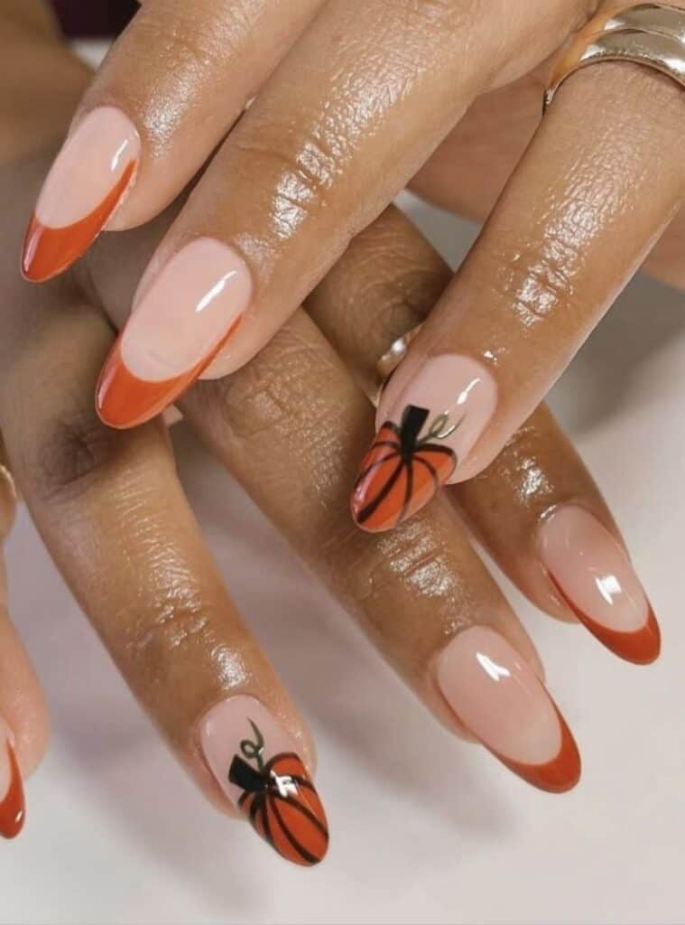 Pumpkin Nails 15