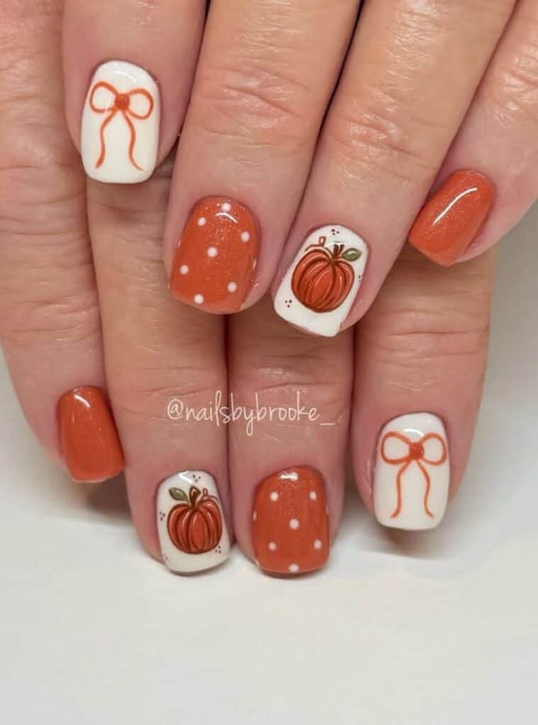 Pumpkin Nails 21