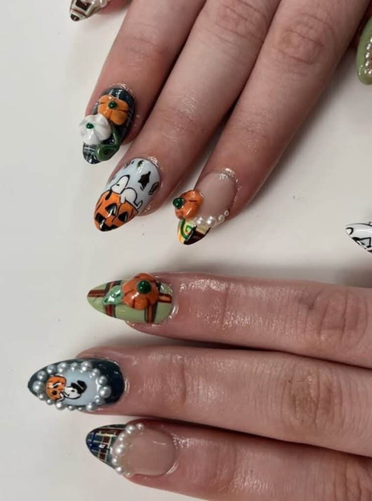 Pumpkin Nails 23
