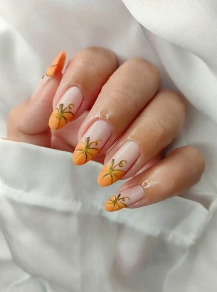 Pumpkin Nails 3