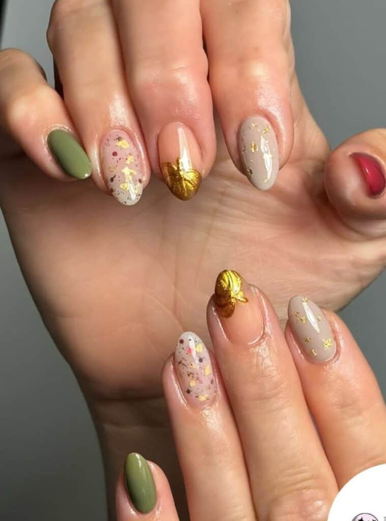 Pumpkin Nails 8