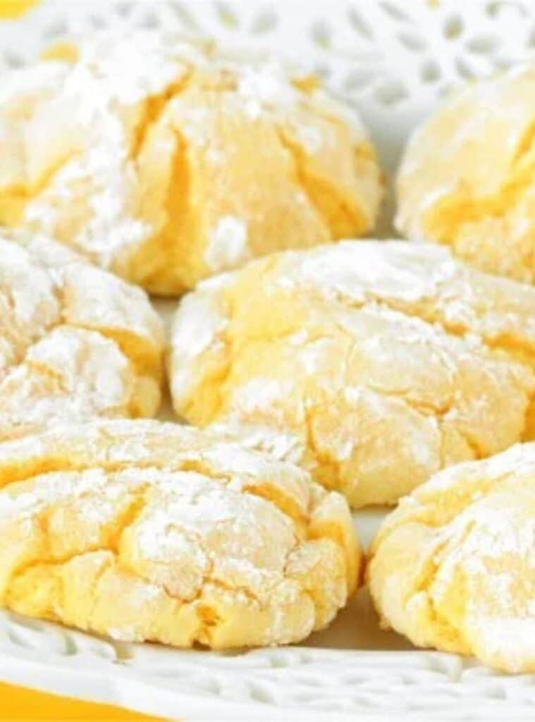 10 Easy 5 Ingredient Lemon Cookies lemon winter wonderland cookies bright