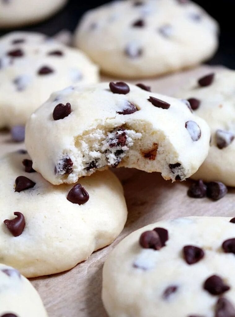 13 Creamy Chocolate Chip Cheesecake Cookies cheesecake winter wonderland cookies rich