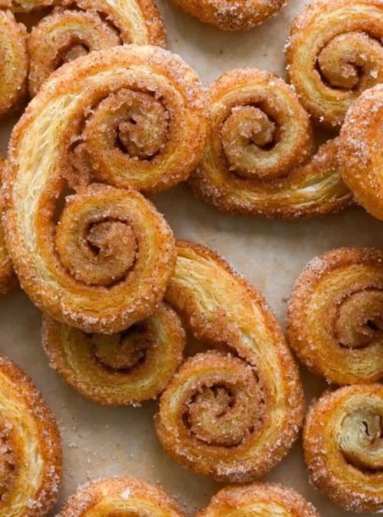 23 Easy Puff Pastry Cookies Crispy Buttery Palmiers 1 puff pastry winter wonderland cookies crispy