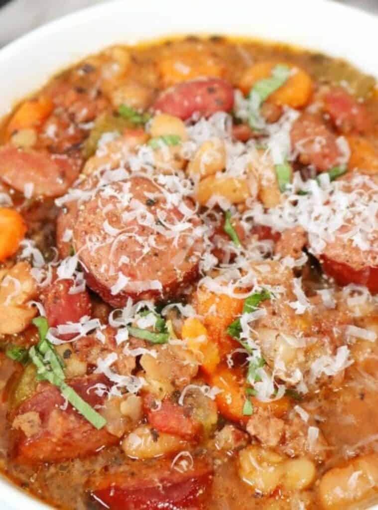 5 Protein Packed Crockpot Bean Soup high-protein bean winter soups crockpot dish