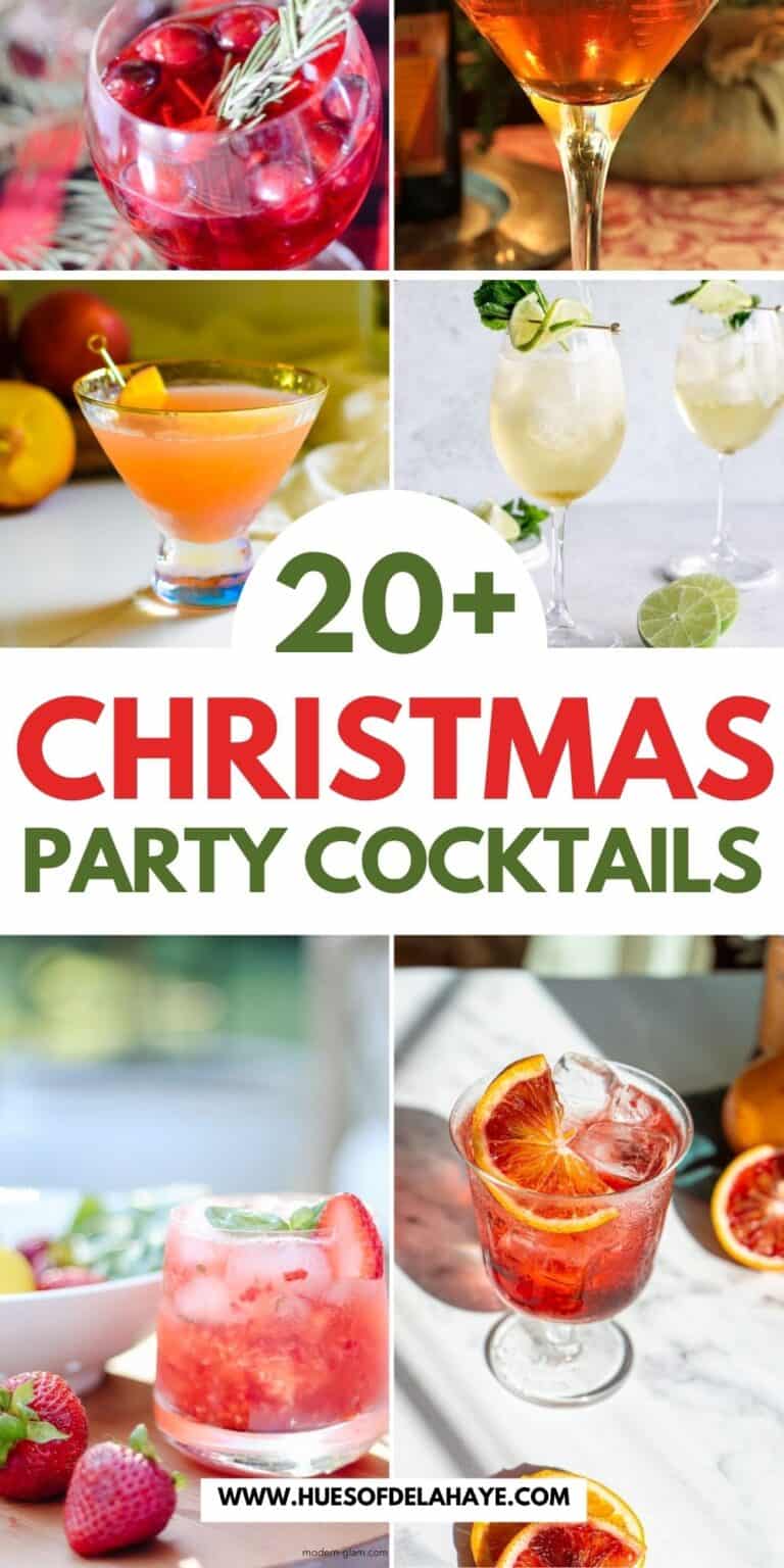 christmas party cocktails - featured image